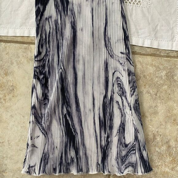 NWT Nasty Gal Tie Dye Print Plisse High Waisted Flare Pants - Picture 8 of 12